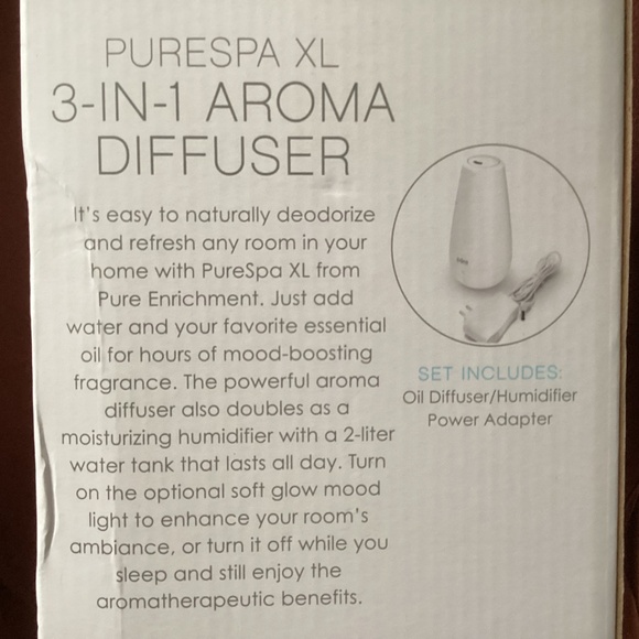 Pure Enrichment Purespa XL 3-in-1 Aroma Diffuser NEW - Picture 5 of 10